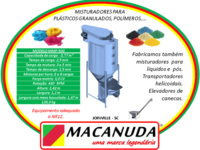 VENDA NO RIO DE JANEIRO DE MÁQUINA DE MISTURAR PLÁSTICO MACANUDA