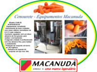 MÁQUINA DE PRODUÇÃO DE MINI-CENOURAS TORENA MACANUDA