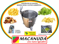 SECADORA CENTRÍFUGA PROFISSIONAL DE ALIMENTOS MACANUDA