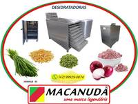 CEBOLA DESIDRATADA, DESIDRATADORAS GABINETE INOX MACANUDA