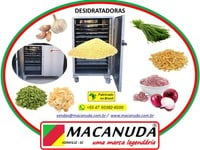 ALHO DESIDRATADO, EQUIPAMENTOS INDUSTRIAIS GABINETE INOX MACANUDA