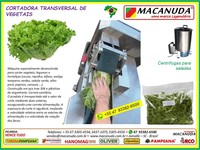 MÁQUINA INDUSTRIAL DE CORTAR ALFACE MARCA MACANUDA