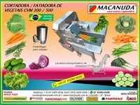 INDUSTRIAL VEGETABLE CUTTING MACHINE, QUALIDADE MACANUDA