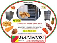 COGUMELOS DESIDRATADOS - EQUIPAMENTOS INDUSTRIAIS AÇO INOX MACANUDA  