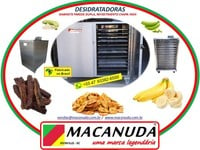 MÁQUINA INDUSTRIAL PARA FABRICAR BANANA PASSA, QUALIDADE MACANUDA