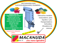 MÁQUINA MISTURADORA DE POLÍMEROS MACANUDA SANTA CATARINA