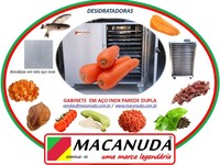SECADOR DESIDRATADOR DE CENOURA E OUTROS VEGETAIS MARCA MACANUDA