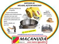 FABRICAÇÃO DE AÇÚCAR MASCAVO, MÁQUINAS MACANUDA VENDAS EM SÃO PAULO