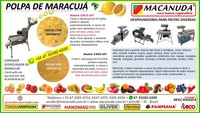 REI DO MARACUJÁ MÁQUINAS DESPOLPADORAS MACANUDA