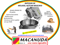 BATEDOR DE MELADO INDUSTRIAL TACHO INOX VENDAS EM JOINVILLE