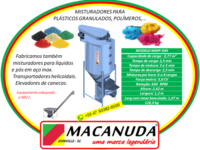 PRA MISTURAR PLÁSTICOS PICADOS MISTURADORES MACANUDA