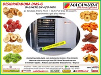 DESIDRATADORA INDUSTRIAL DE ALIMENTOS GABINETE EM CHAPA DE AÇO INOX