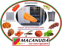 DESIDRATAÇÃO PROFISSIONAL DE FRUTOS DO MAR, EQUIPAMENTOS AÇO INOX 