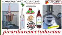 MACANUDA, A MARCA | ALAMBIQUE DE COBRE / AÇO INOX EM CORUPÁ SC