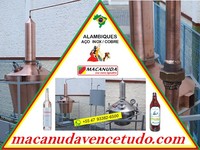 INDÚSTRIA DE CACHAÇA | ALAMBIQUE DE COBRE MACANUDA