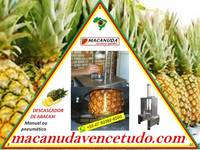 PICARDIAVENCETUDO.COM | MÁQUINA PROFISSIONAL DESCASCADORA DE ABACAXI