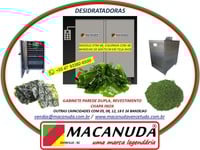 MÁQUINA INDUSTRIAL DESIDRATADORA DE ALGAS MARINHAS - MACANUDA