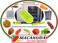 MÁQUINA INDUSTRIAL DESIDRATADORA DE LIMÃO FATIADO - MACANUDA