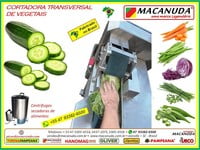 MÁQUINA INDUSTRIAL MACANUDA PARA FATIAR PEPINO MÁQUINA INDUSTRIAL MACANUDA PARA FATIAR PEPINO