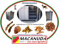 DESIDRATADORA INDUSTRIAL DE ALIMENTOS PET, MARCA MACANUDA