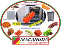 DESIDRATADORA PROFISSIONAL DE TOMATE E OUTRAS HORTALIÇAS MACANUDA