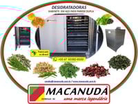 EQUIPAMENTO INDUSTRIAL PARA DESIDRATAR ERVAS MEDICINAIS