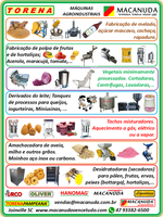 MÁQUINAS PARA AGROINDÚSTRIA FAMILAR, VENDAS NO PARANÁ