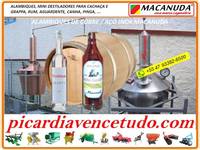 FABRICAR CACHAÇA NO RIO GRANDE DO SUL, EQUIPAMENTOS MACANUDA