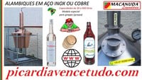 FABRICAR CACHAÇA EM SANTA CATARINA, ALAMBIQUES MACANUDA