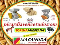 MACANUDA, MARCA DA MÁQUINA EM SAPEZAL MT | MÁQUINA DE AMASSAR AVEIA