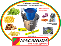 MÁQUINA INDUSTRIAL DE CENTRIFUGAR SALADAS, VENDAS EM MINAS GERAIS 