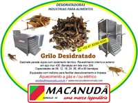 EQUIPAMENTO INDUSTRIAL PARA DESIDRATAR INSETOS - MACANUDA