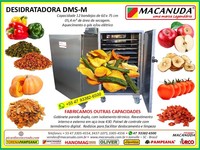 DESIDRATADOR INDUSTRIAL DE GENGIBRE E OUTROS ALIMENTOS - MACANUDA 